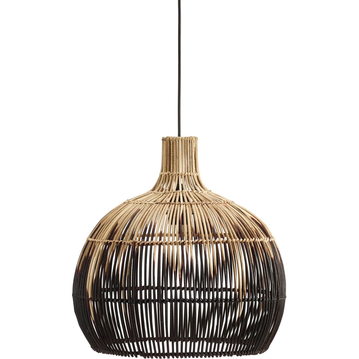 Taklampa PR Home Martha Natur/Svart 38,5 cm