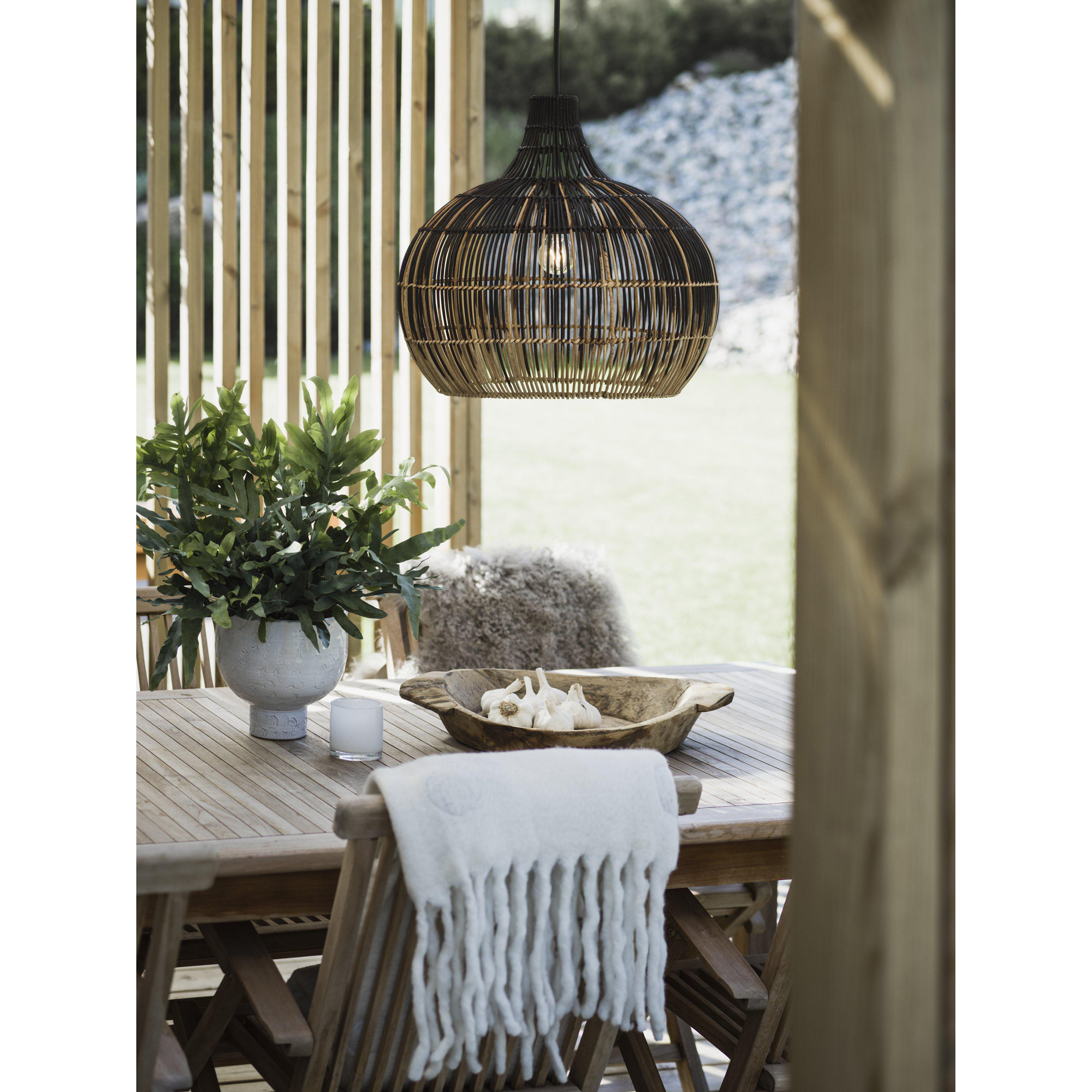 Taklampa PR Home Martha Natur/Svart 38,5 cm