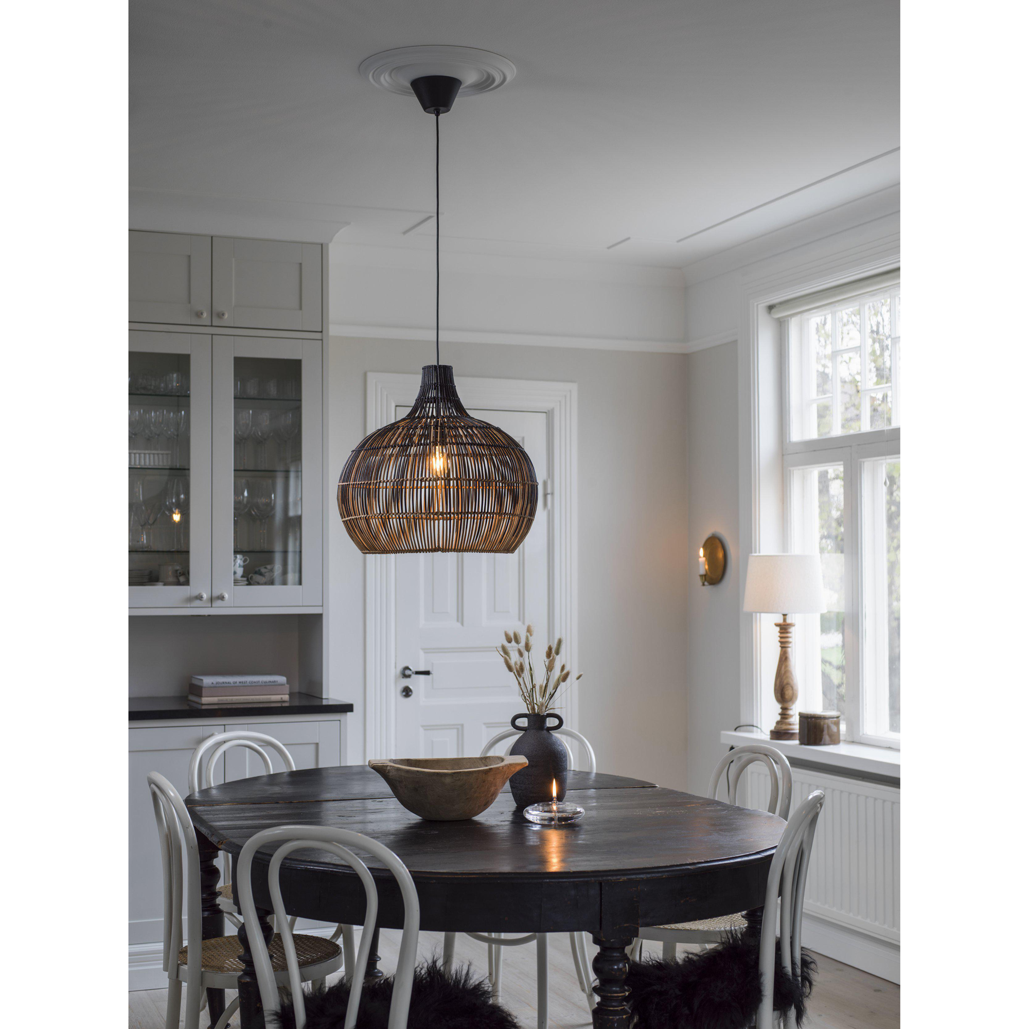 Taklampa PR Home Martha Natur Rotting Takskärm 50 cm