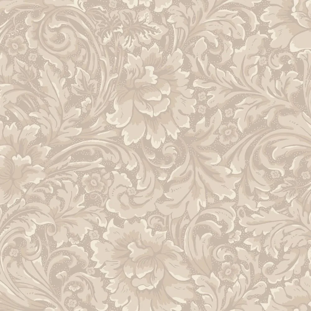 Tapet Duro Flora Idun Puderrosa 535-02 QuickUp, Mönstrad Rosa