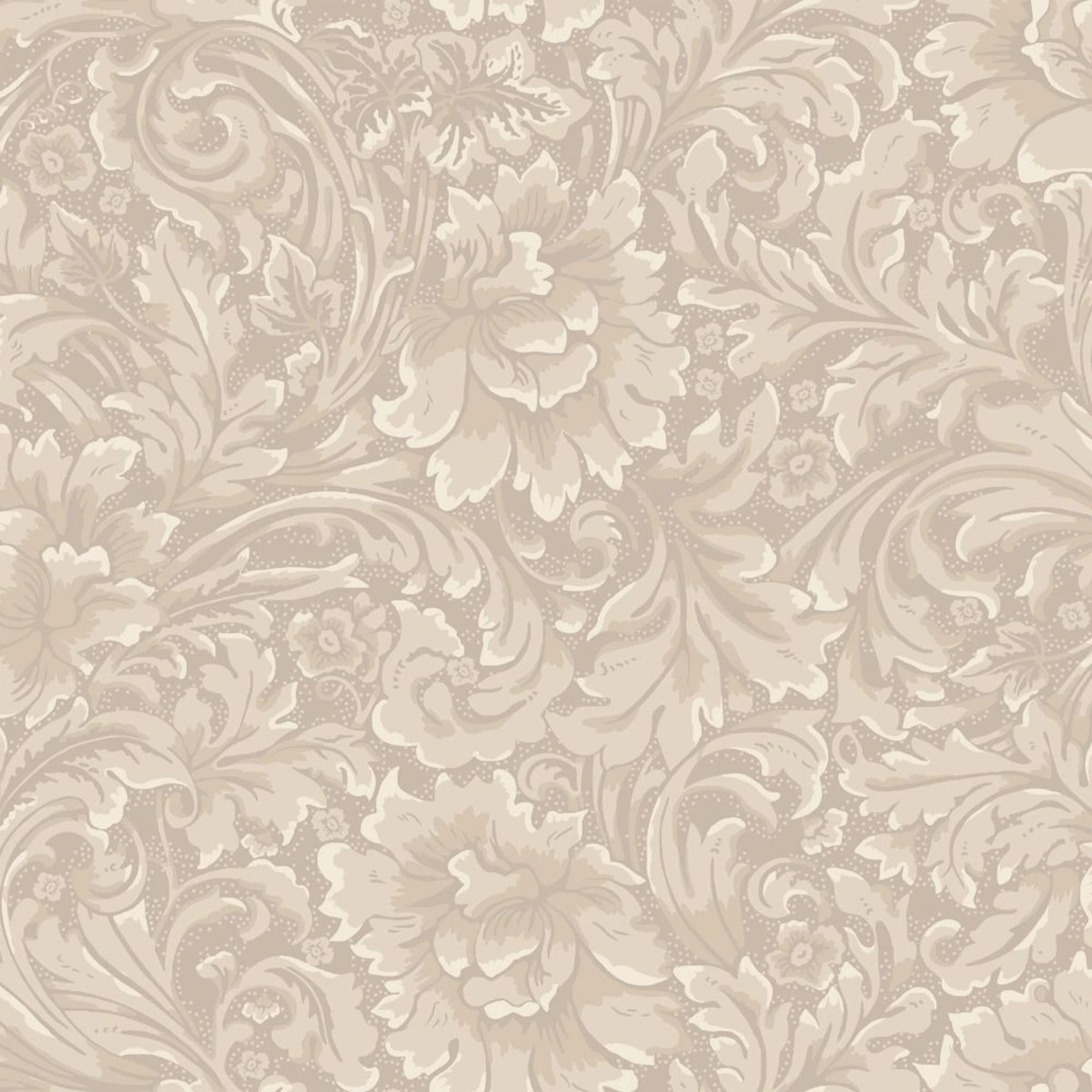 Tapet Duro Flora Idun Puderrosa 535-02 QuickUp, Mönstrad Rosa