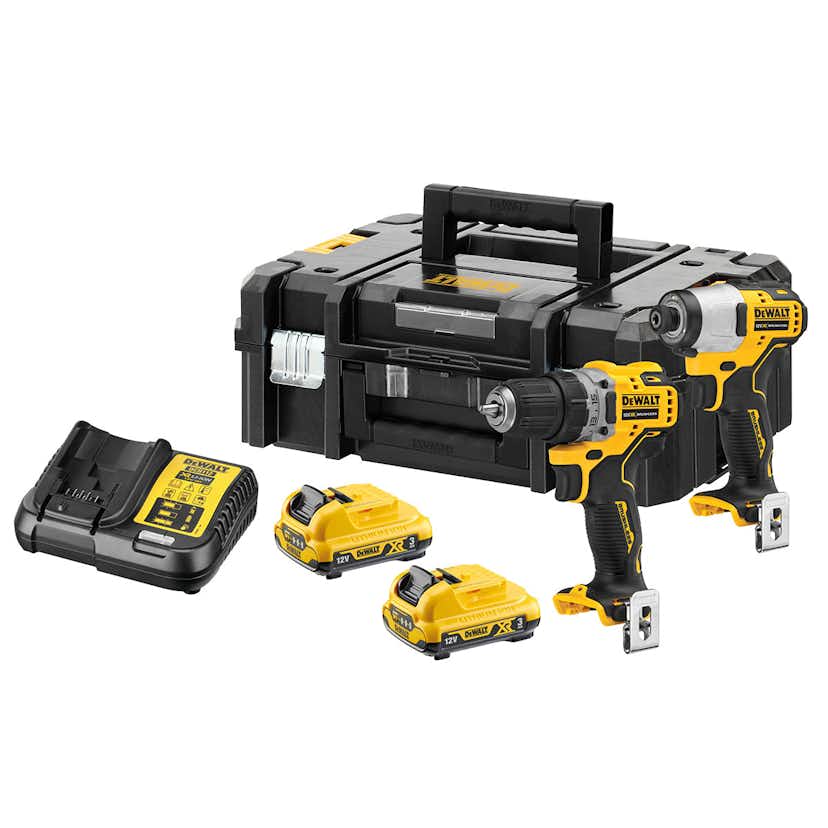 Verktygspaket Dewalt DCK2110L2T-QW med Skruvdragare och Slagskruvdragare