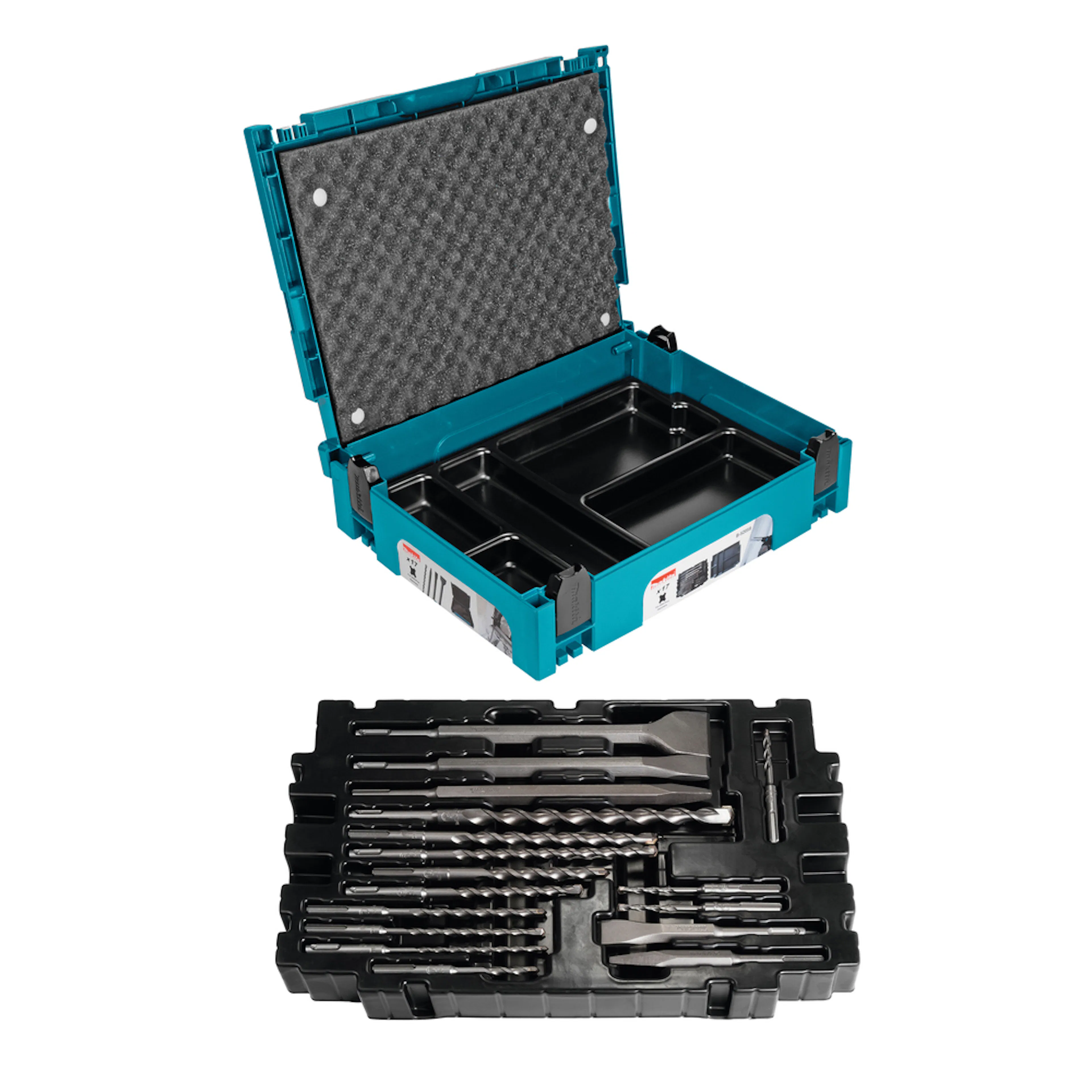 Borr- & Mejselset Makita 17 Delar SDS-Plus