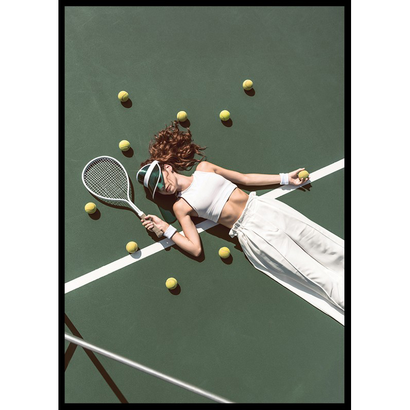 Poster Gallerix On The Tennis Court