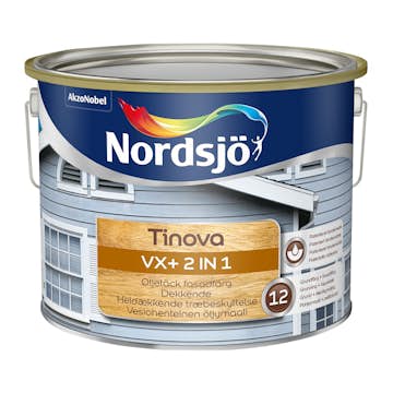 Fasadfärg Nordsjö Tinova VX+ 2in1 Kulör