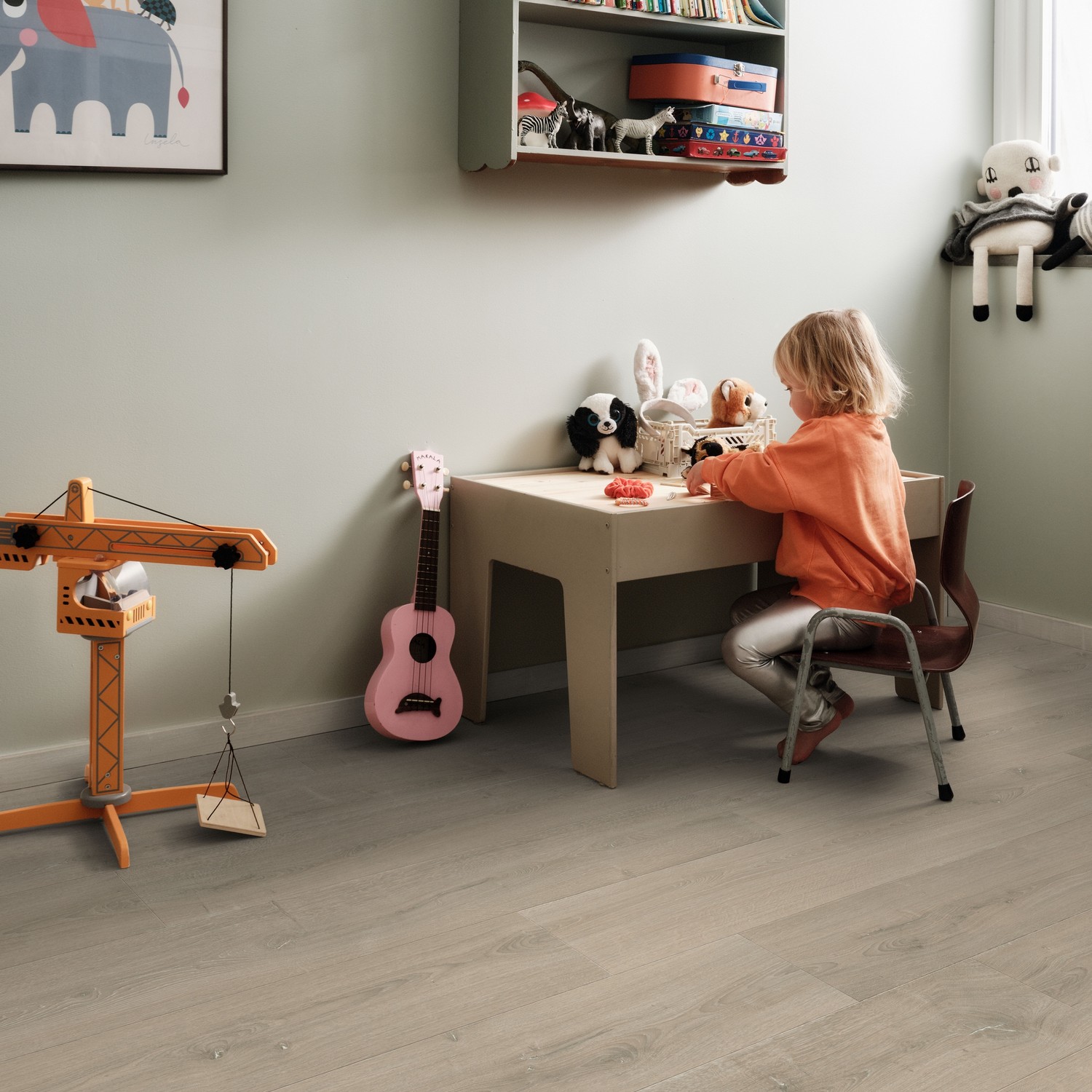 Laminatgolv Pergo Lillehammer Pure Mist Oak