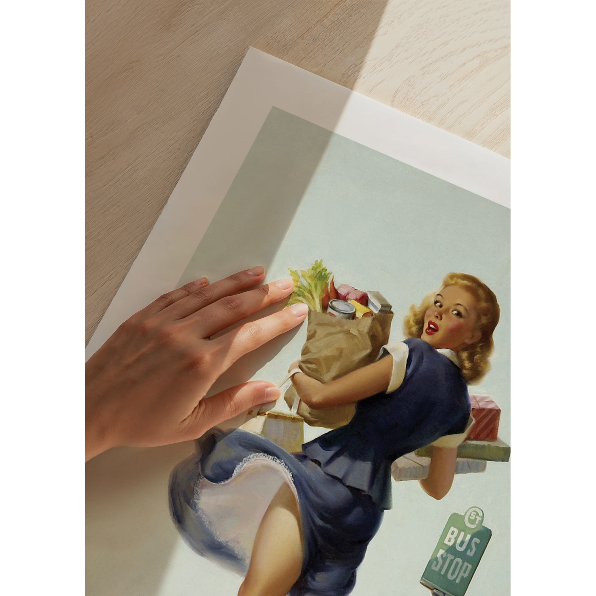 Poster Gallerix Vintage Shopper