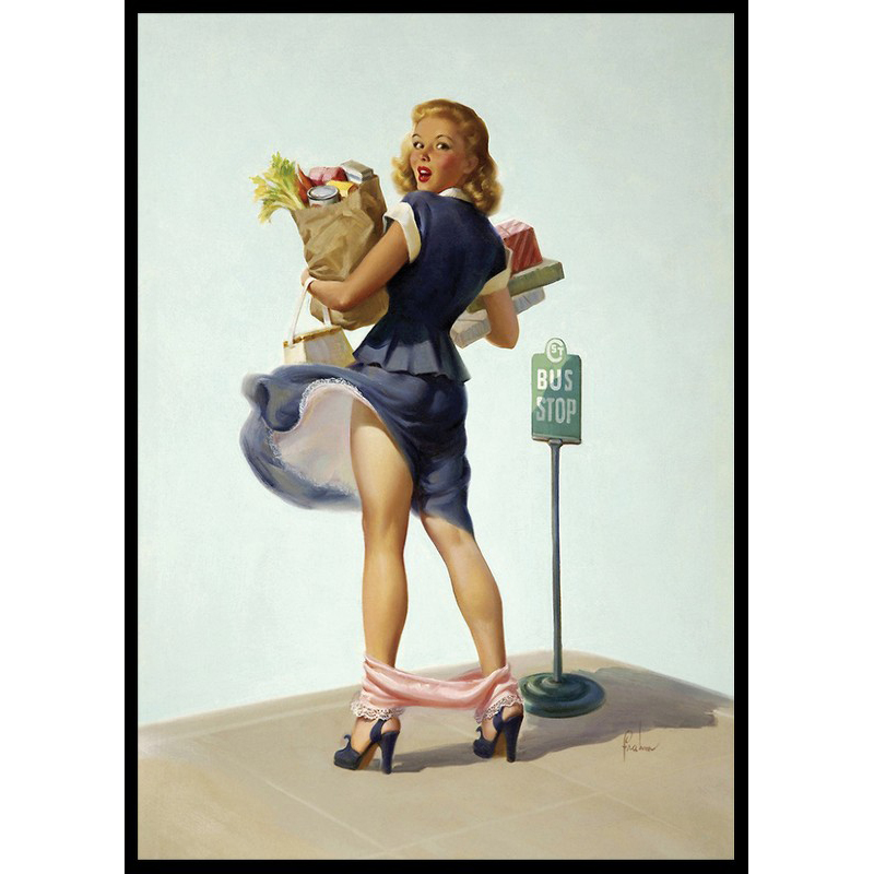 Poster Gallerix Vintage Shopper