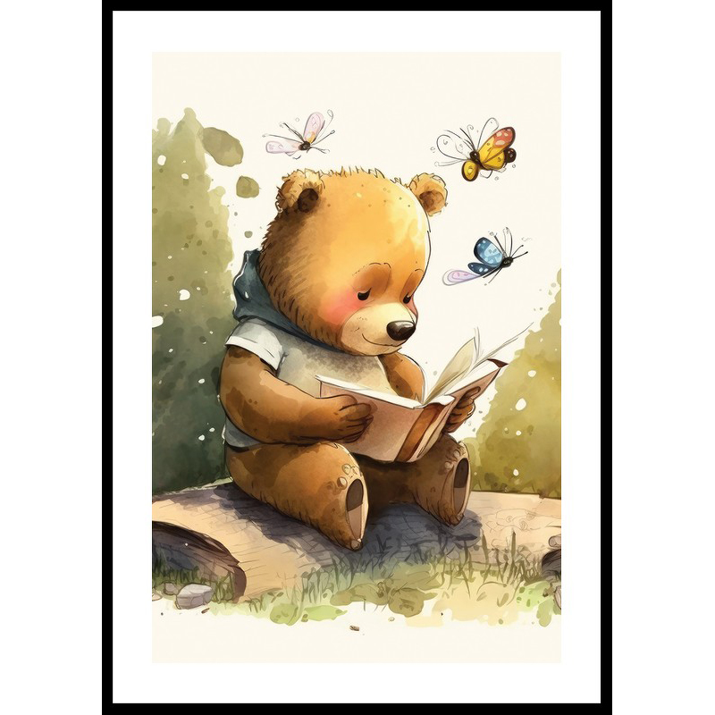Poster Gallerix Cute Bear Reading