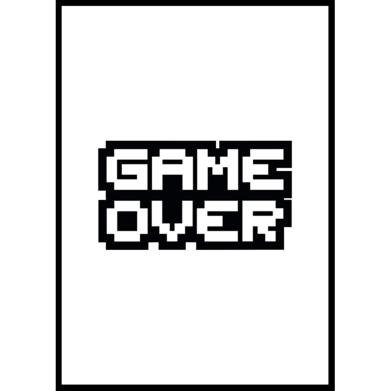 Poster Gallerix Game Over
