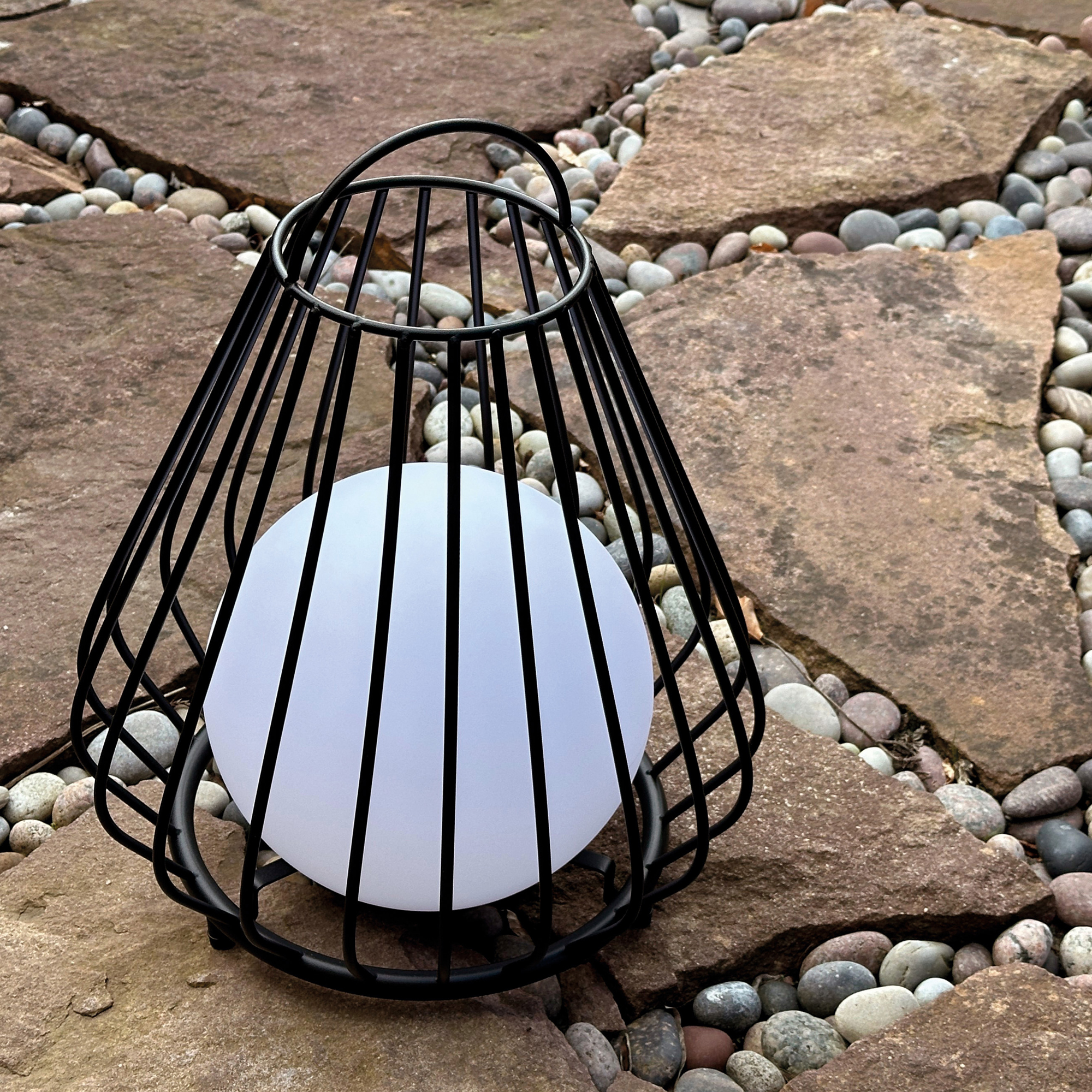 Solcellslampa Dyberg Larsen Evesham LED-Lykta Medium