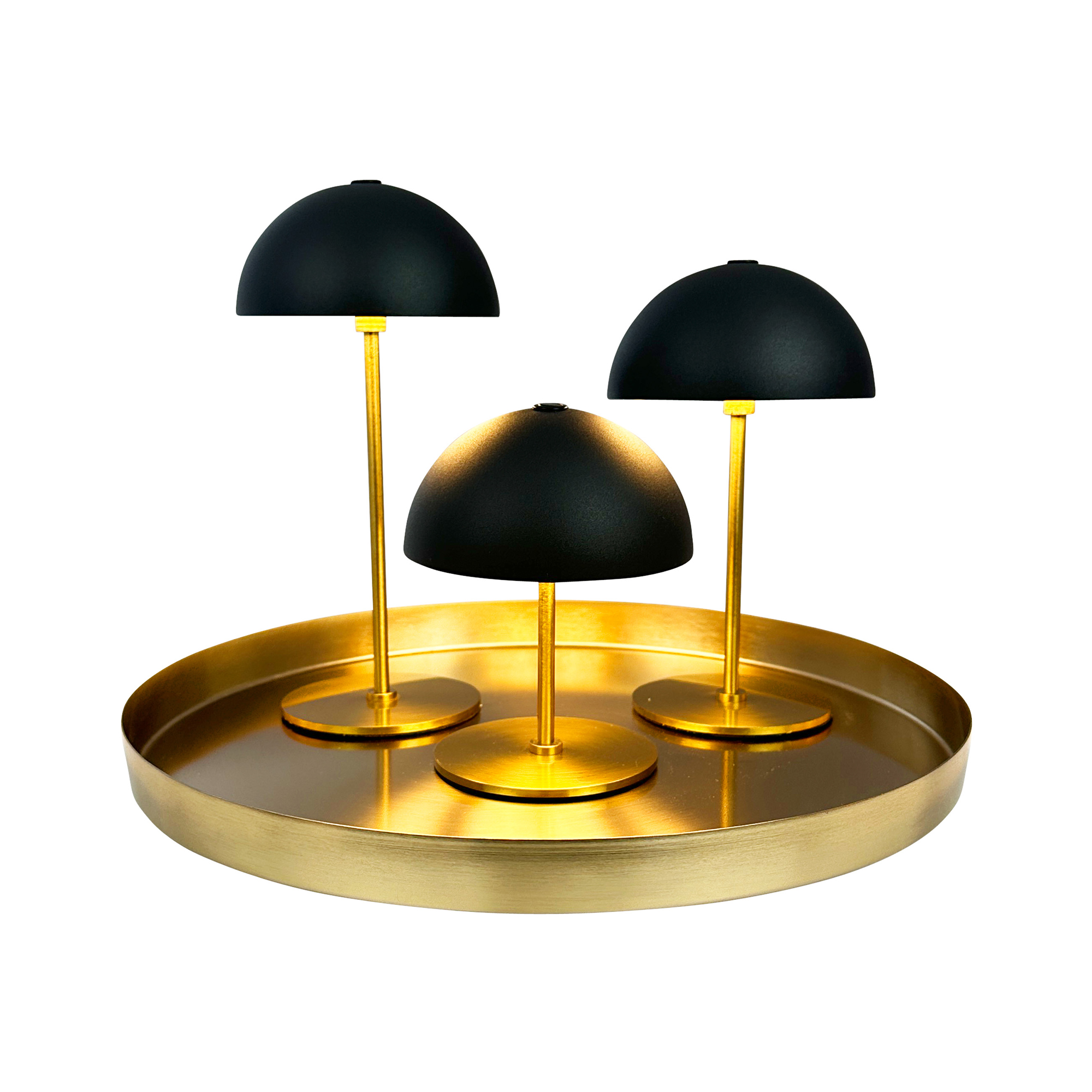 Bordslampa Dyberg Larsen Along Mini 3-pack med Bricka