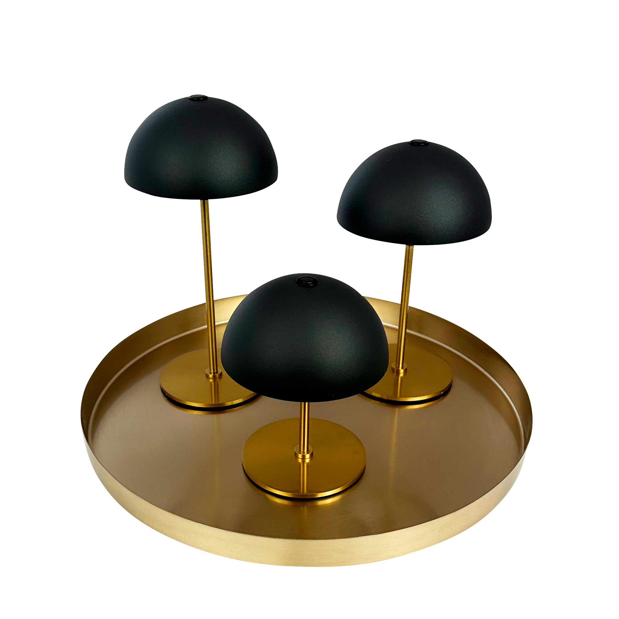 Bordslampa Dyberg Larsen Along Mini 3-pack med Bricka