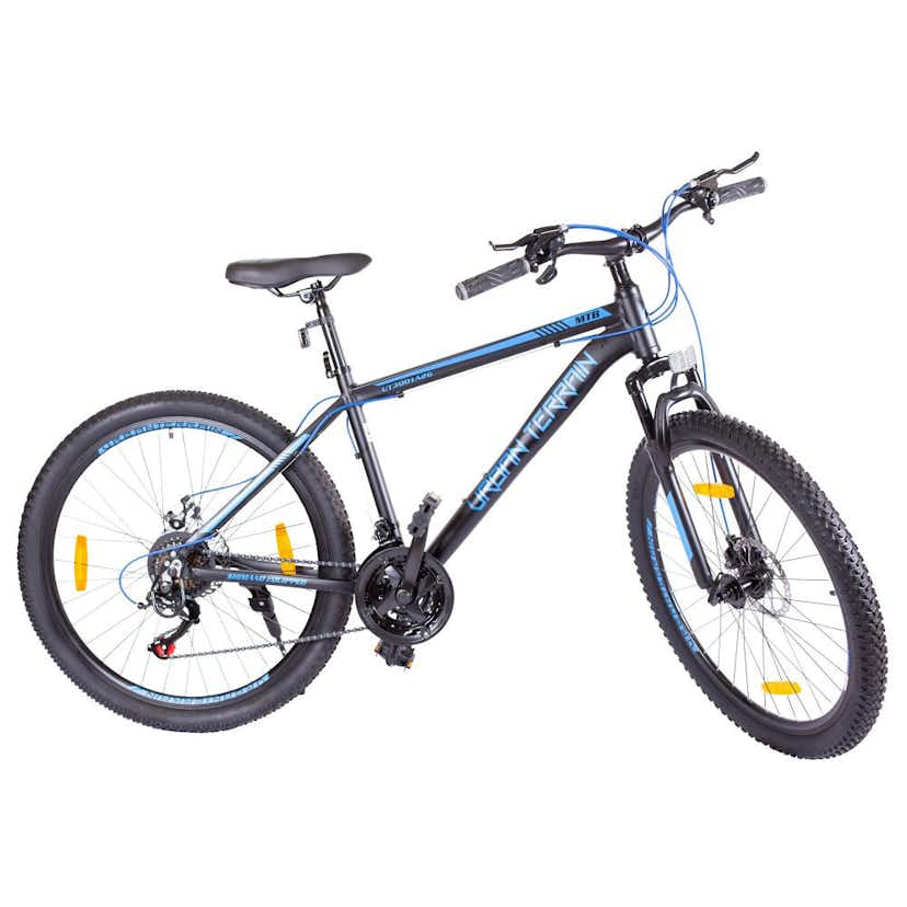 Mountainbike Urban Terrain 26" Svart/Blå