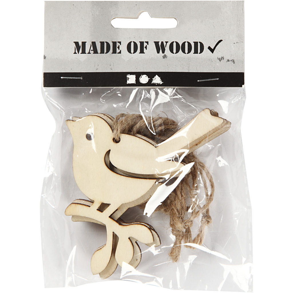 Figurer Creativ Company Fågel 5 st/1 Förp