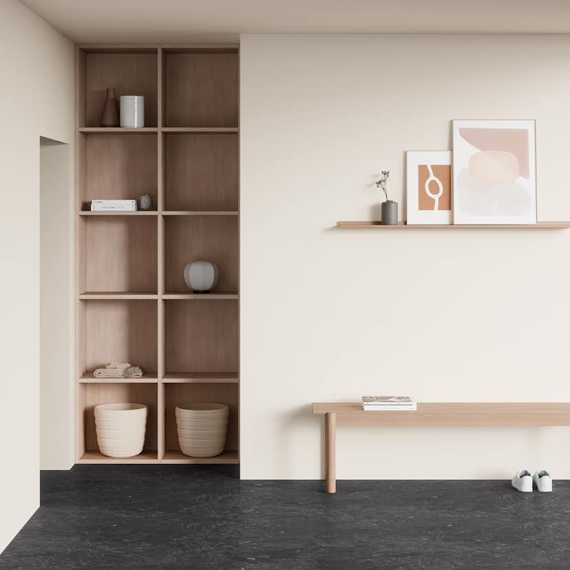 Vinylgolv Tarkett Iconik 240 Neromarquine Svart Bredd: 2000 mm