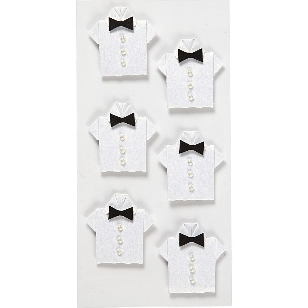 Stickers Creativ Company Skjorta Stl 33x35 mm 6 St/1 Förp