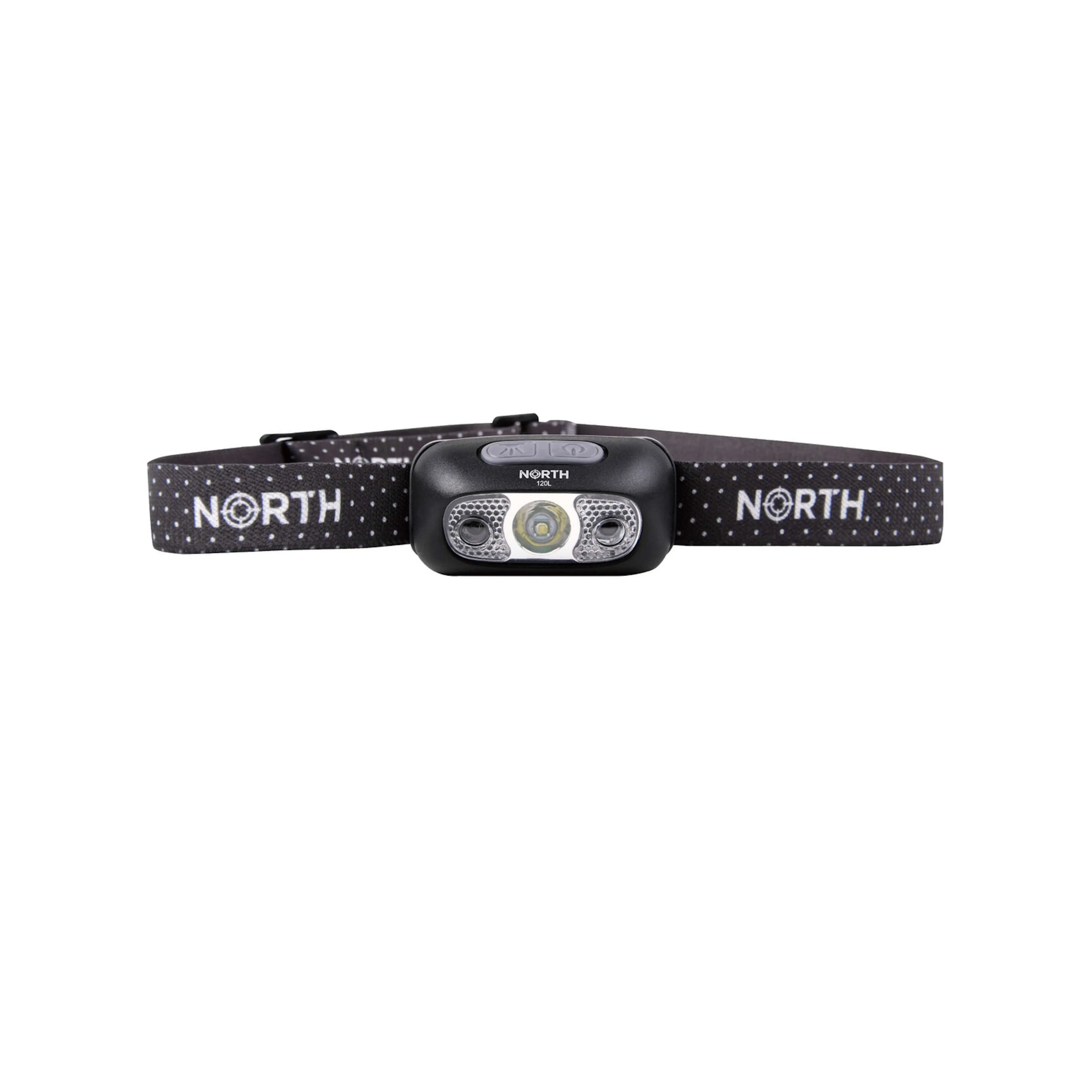 Pannlampa North 120 Lumen Svart Ca 65M Sensorkontroll