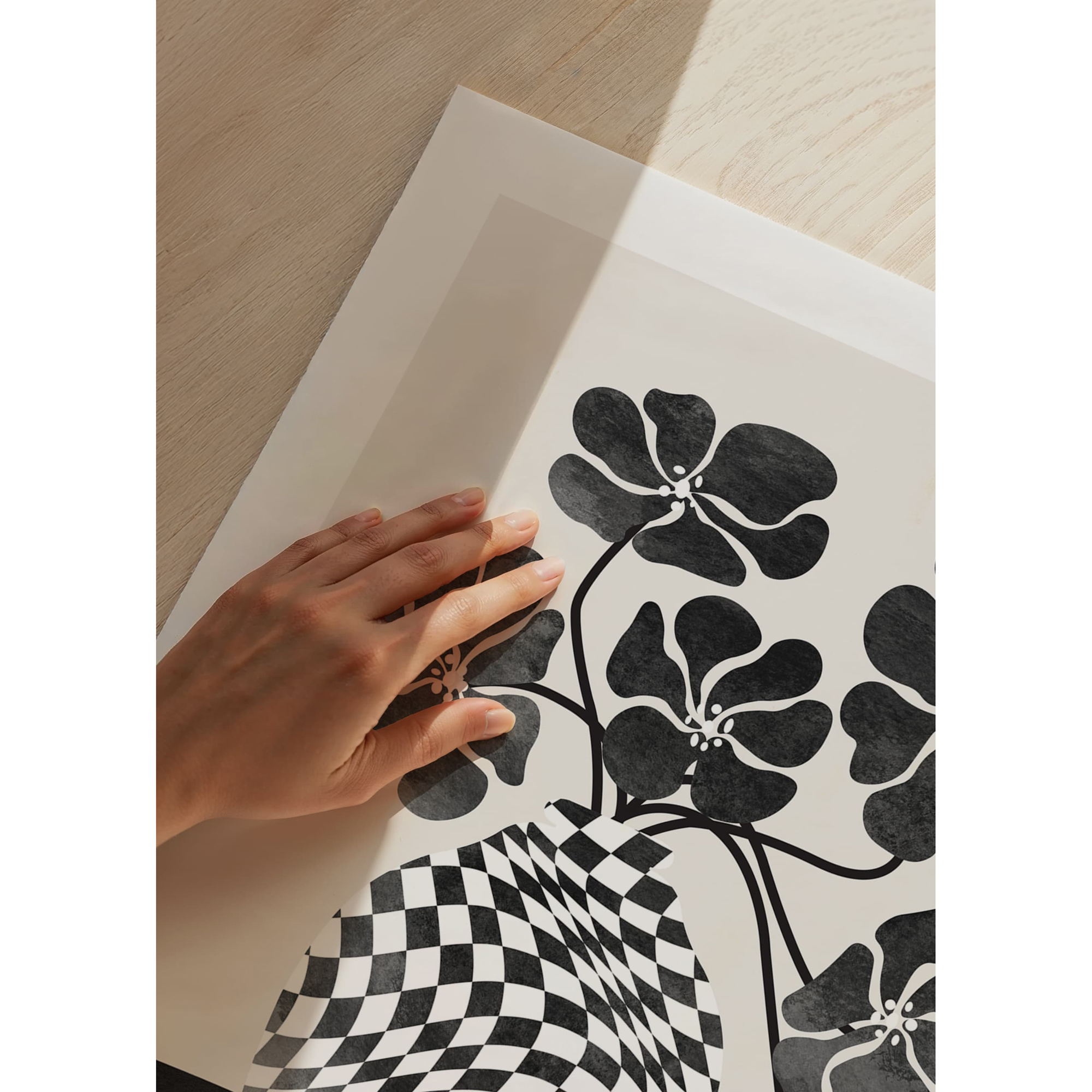 Poster Gallerix Checkered Vase