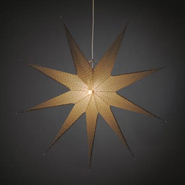 Adventsstjärna Gnosjö Konstsmide 9-uddig 115 cm