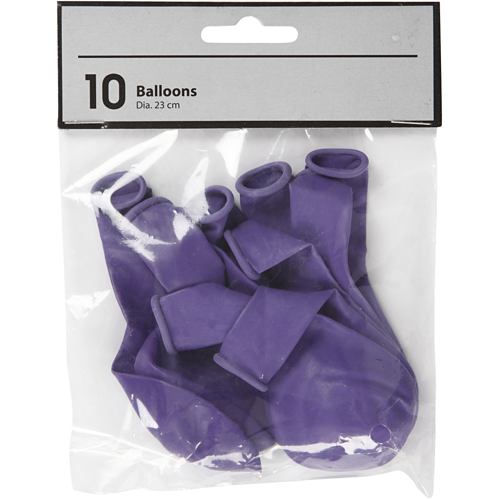Ballonger Creativ Company Runda 23 cm 10 st/1 Förp