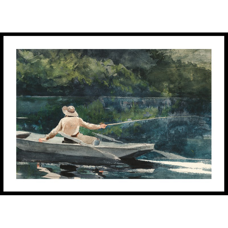 Poster Gallerix Casting Number Two By Winslow Homer