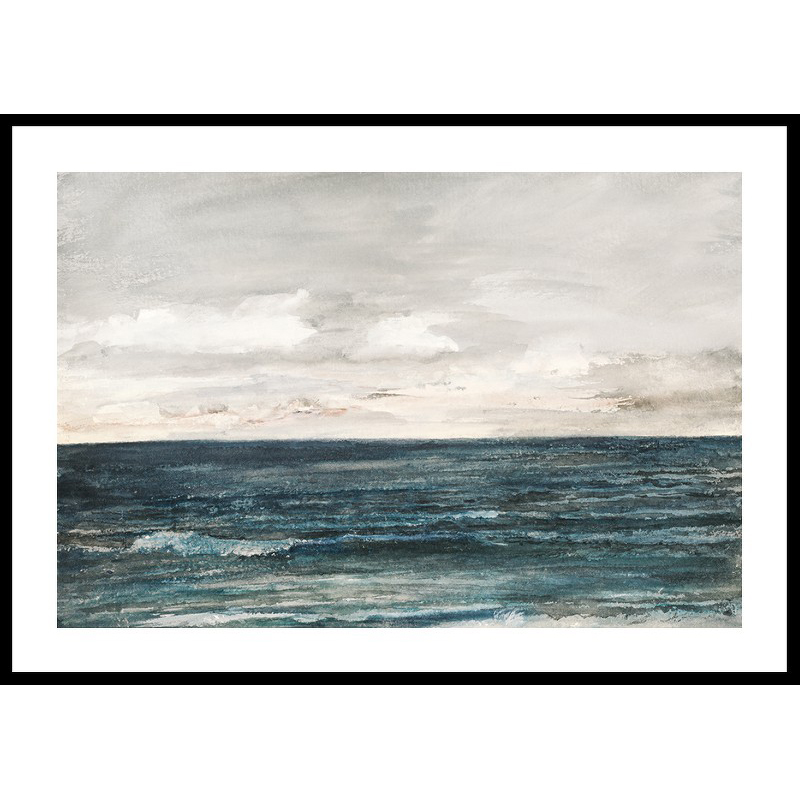 Poster Gallerix Lesson Study On Jersey Coast By John La Farge