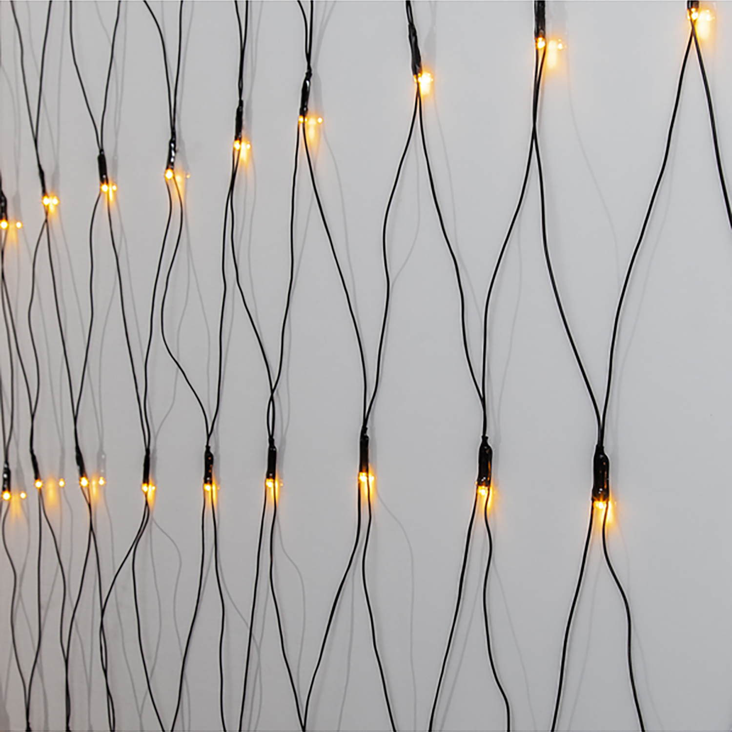 Ljusnät Star Trading Golden 2x2 m