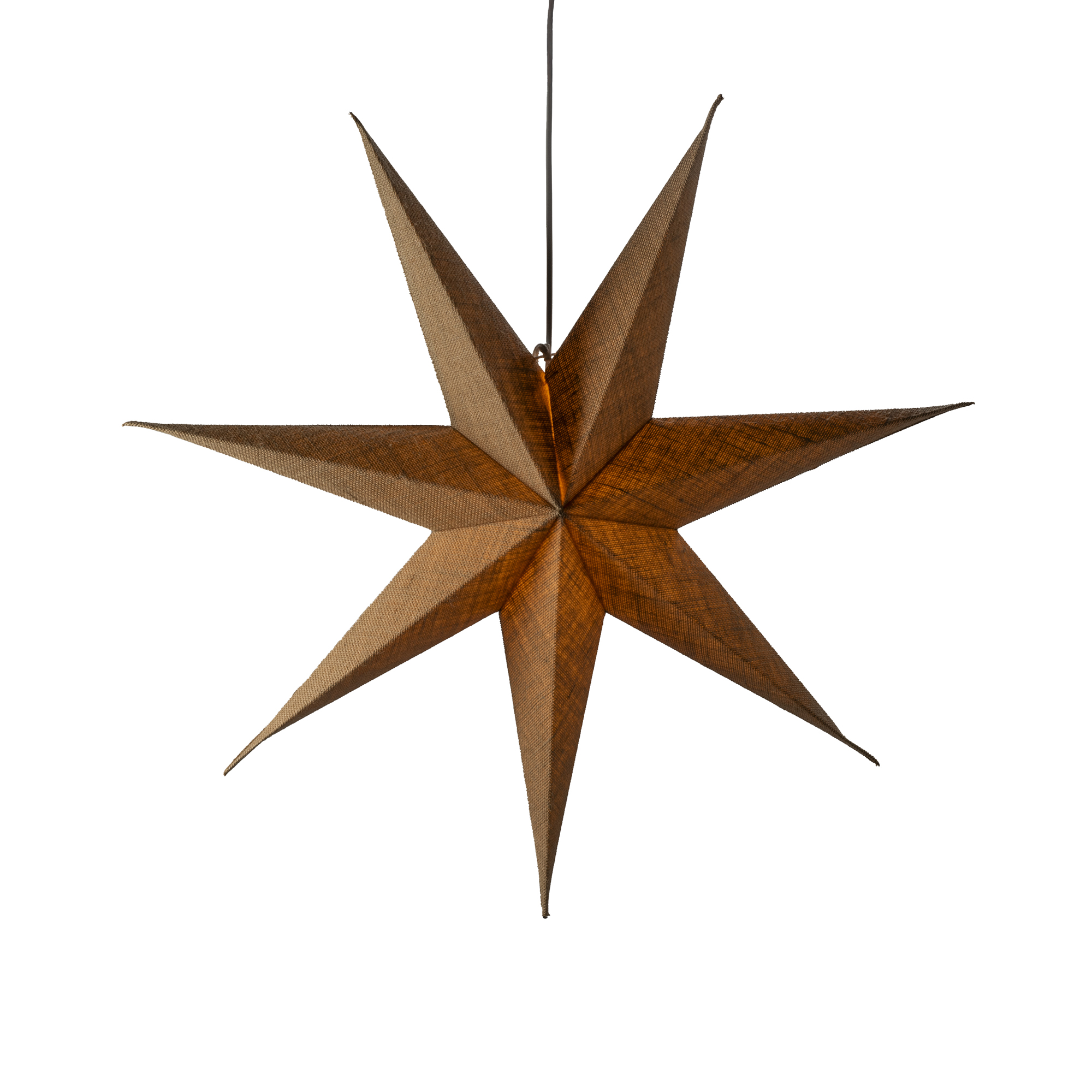 Adventsstjärna Gnosjö Konstsmide Pappersstjärna med Textilstruktur inkl. Sladdställ