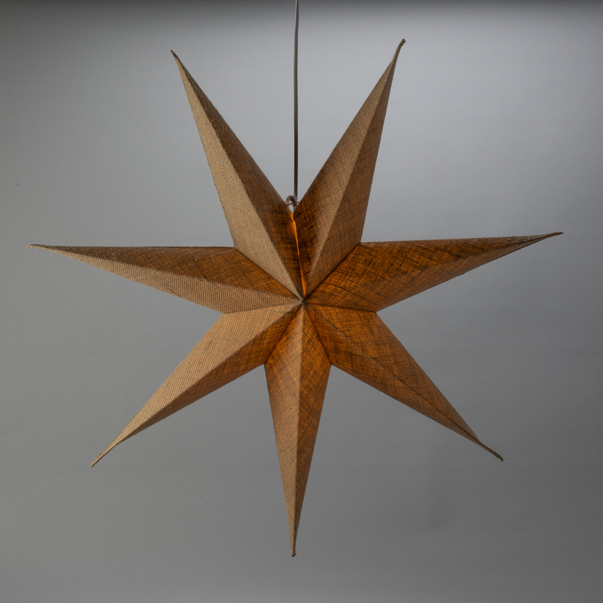 Adventsstjärna Gnosjö Konstsmide Pappersstjärna med Textilstruktur inkl. Sladdställ