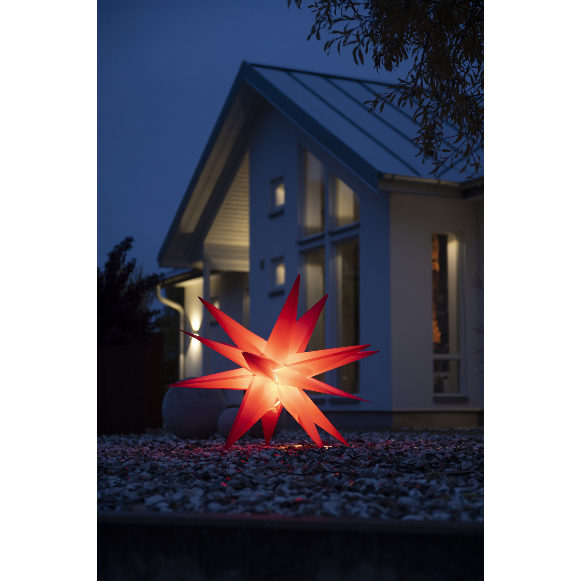 Adventsstjärna Gnosjö Konstsmide 3D Stjärna 100 cm LED Utomhus