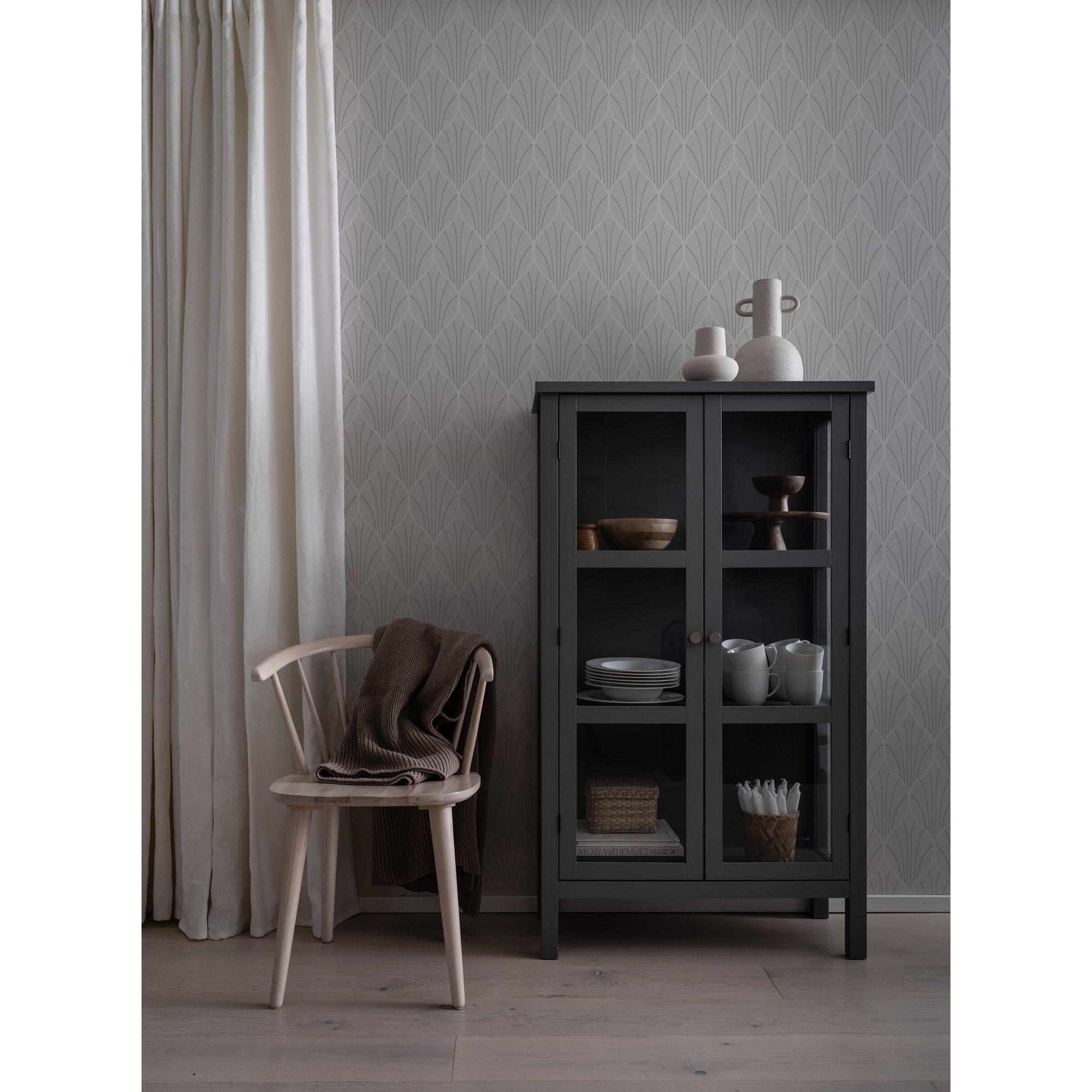 Tapet Duro Art deco, Silver