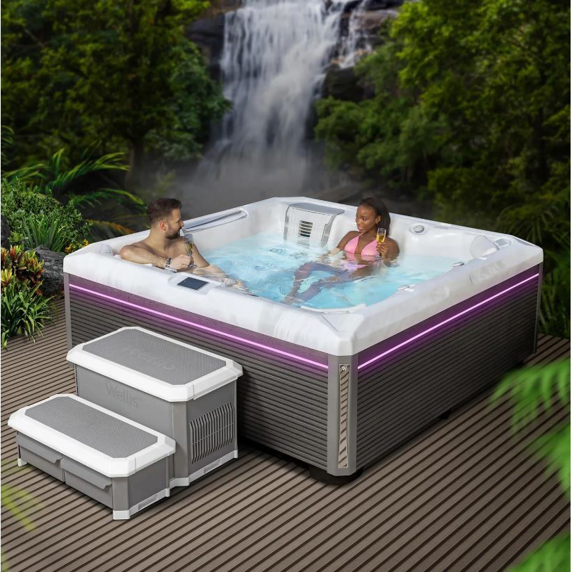 Spabad Wellis Atlas Life Essential 43 Jets med Termiskt Skydd