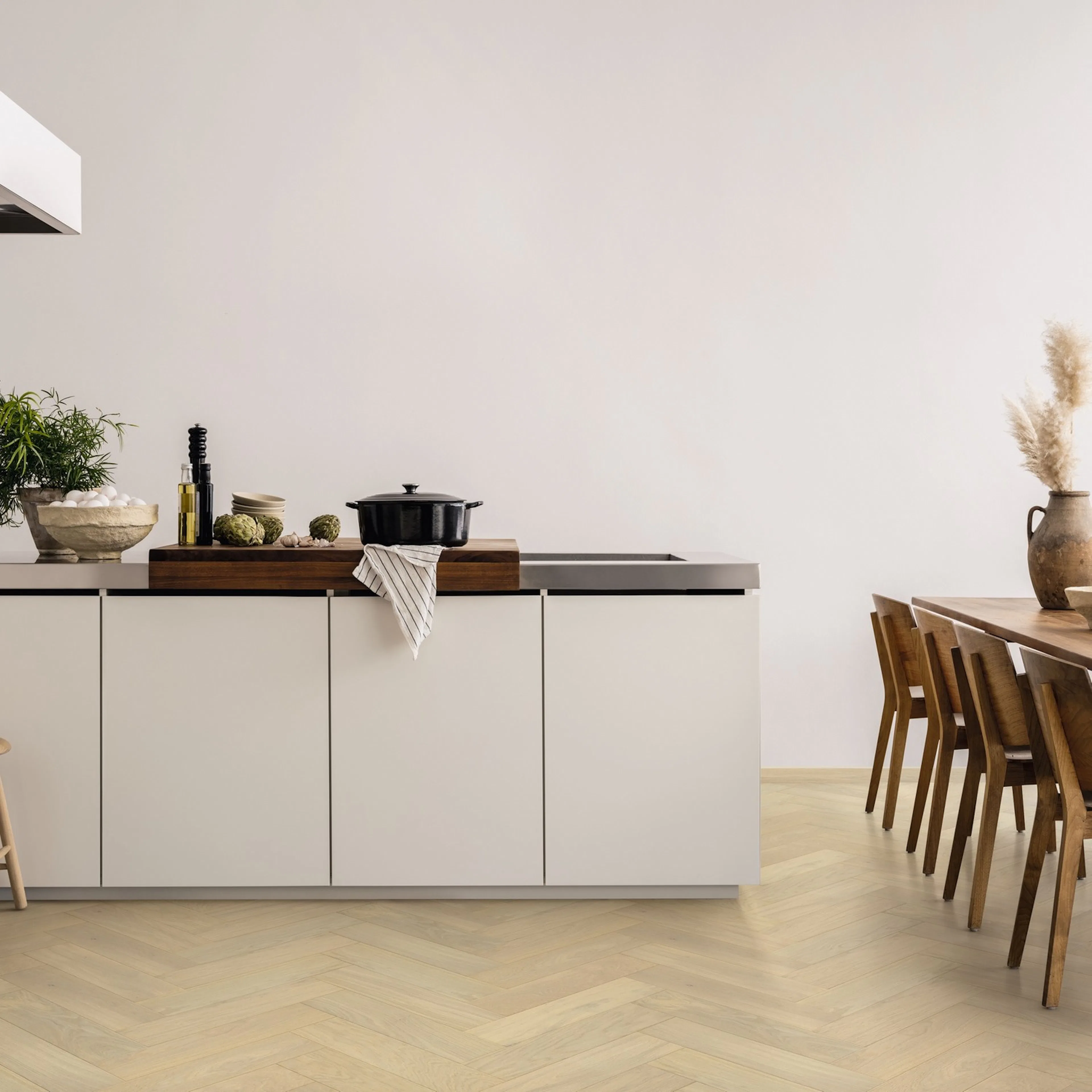 Parkettgolv Pergo Saltholm Light Herringbone Ek Fiskben