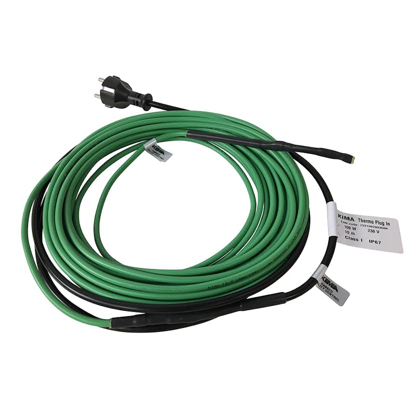 Värmekabel Kima Plug In med Termostat 2 m