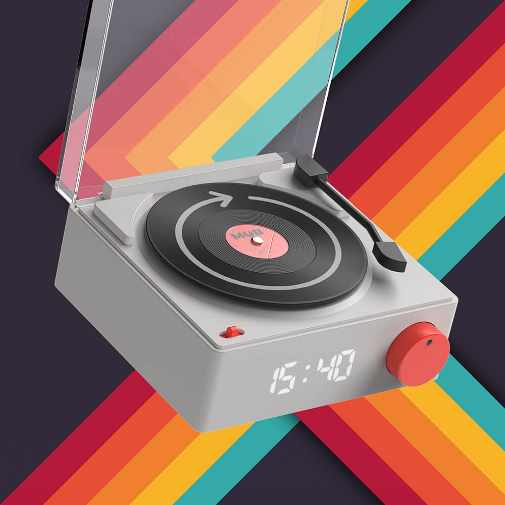 Högtalare Väckarklocka Mobility On Board Vinyl Retro