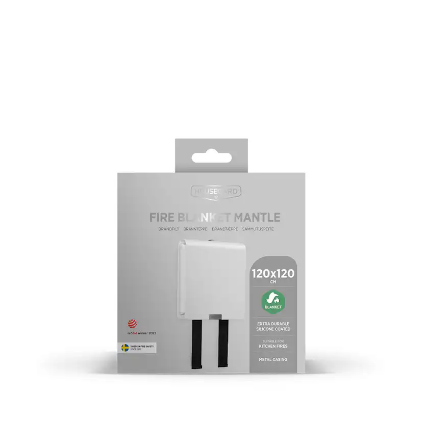 Brandfilt Housegard Mantle med Metallhölje