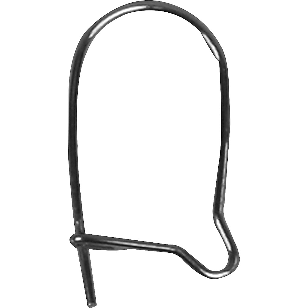 Öronkrokar Creativ Company Försilvrad 15 mm 1 Förp