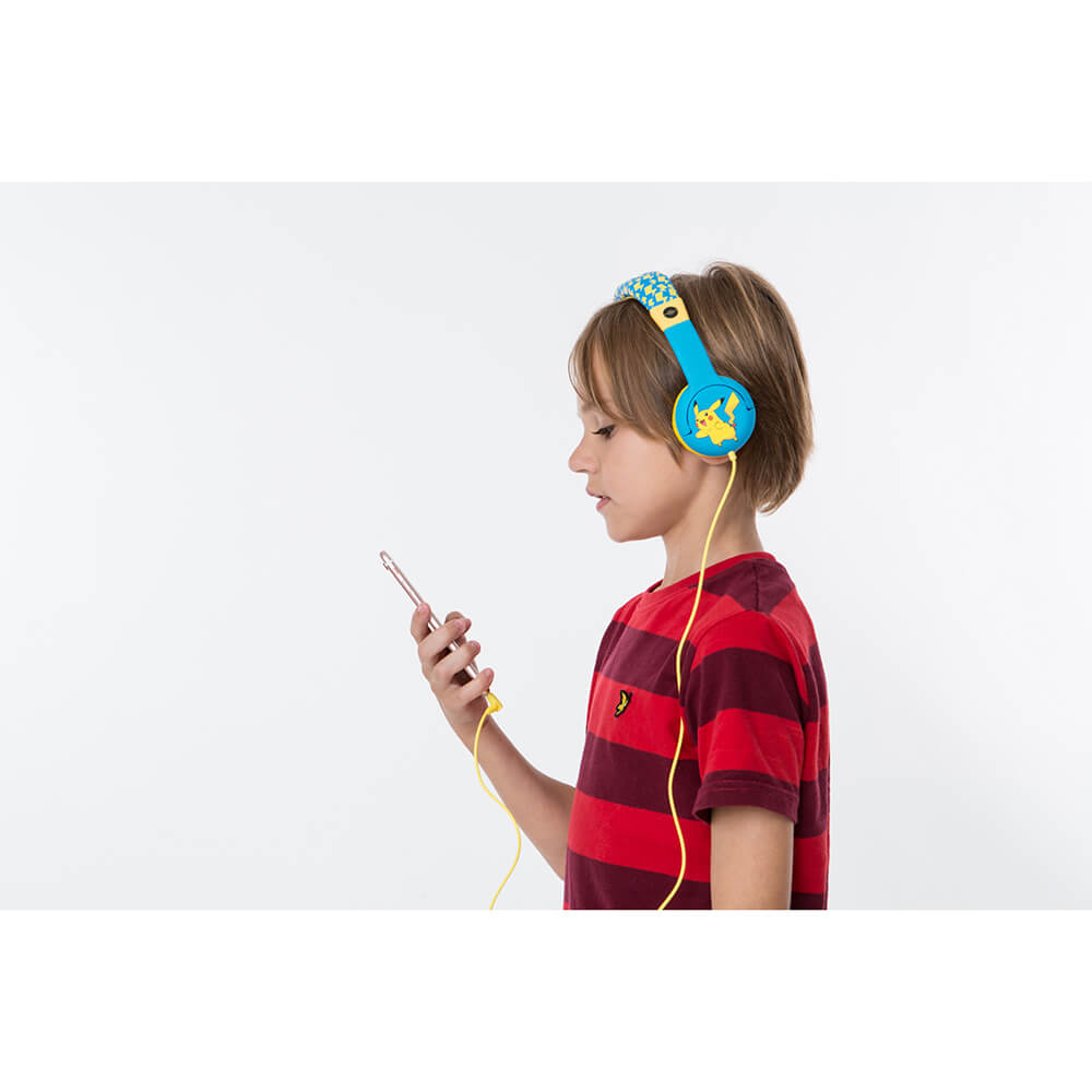 Hörlur POKEMON Junior On-Ear 85dB Pikachu