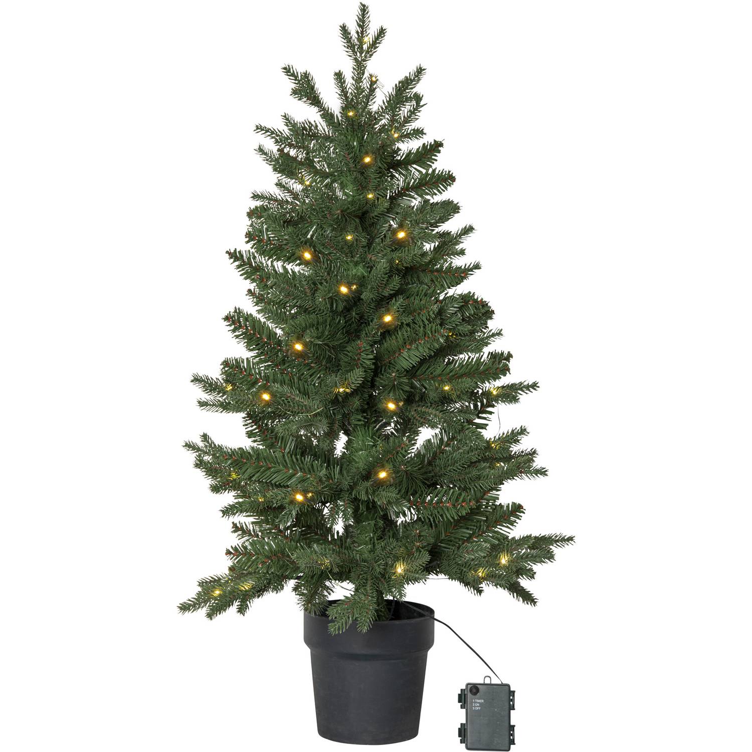 Julgran Star Trading Byske Plastgran 90 cm med LED 50 Ljus