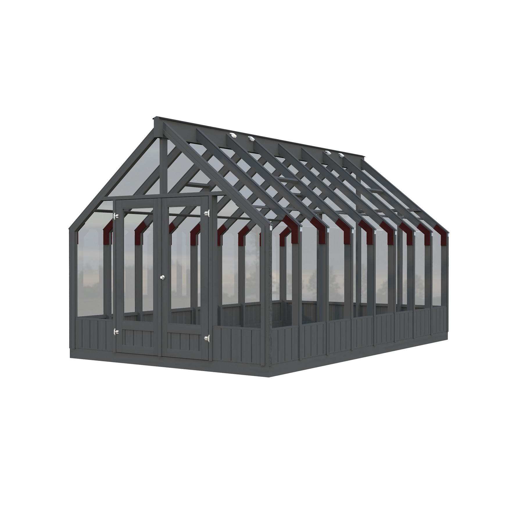 Växthus Palmako Emilia 14,5 m² (inv. 13,8 m²)