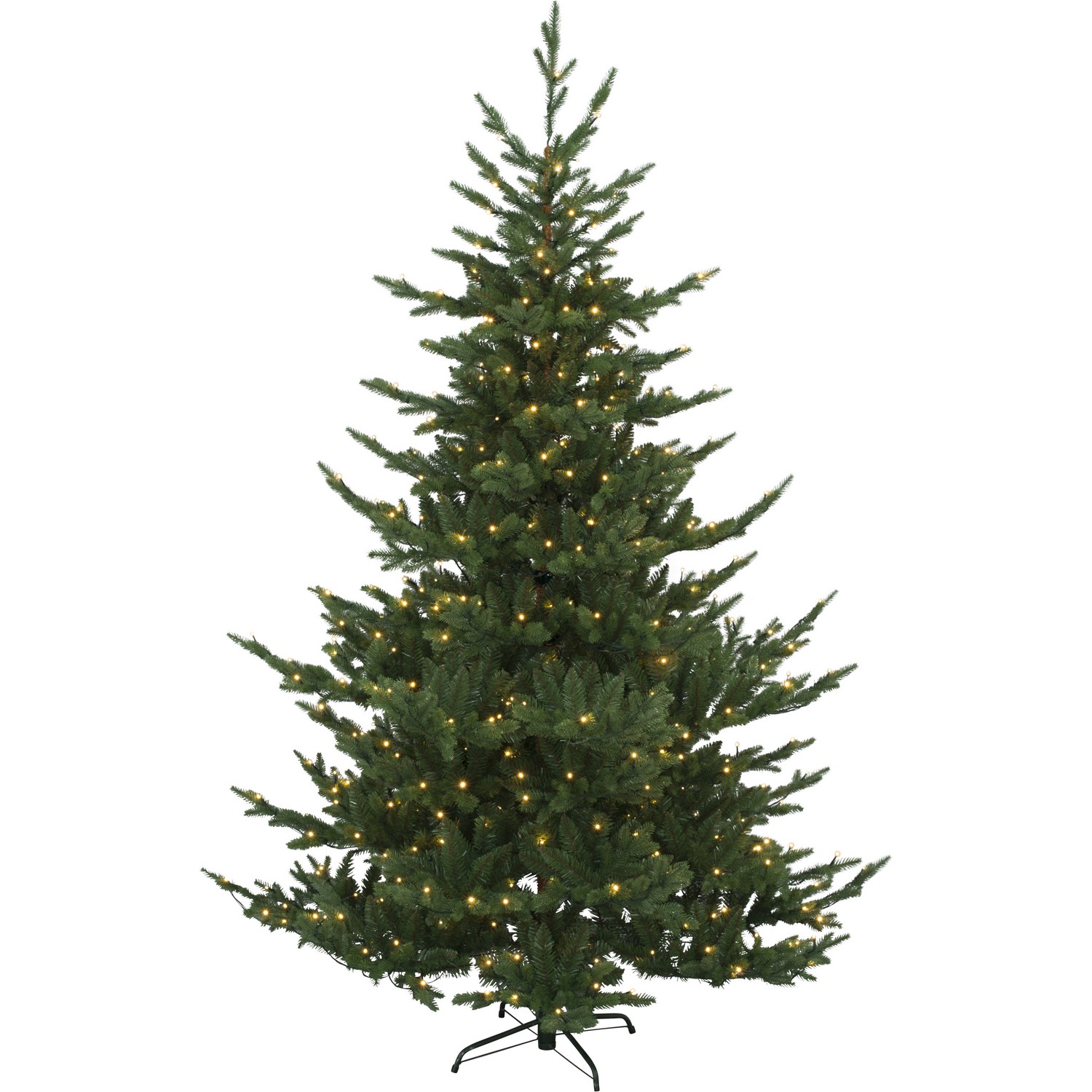 Julgran Star Trading med LED Brekstad 210 cm