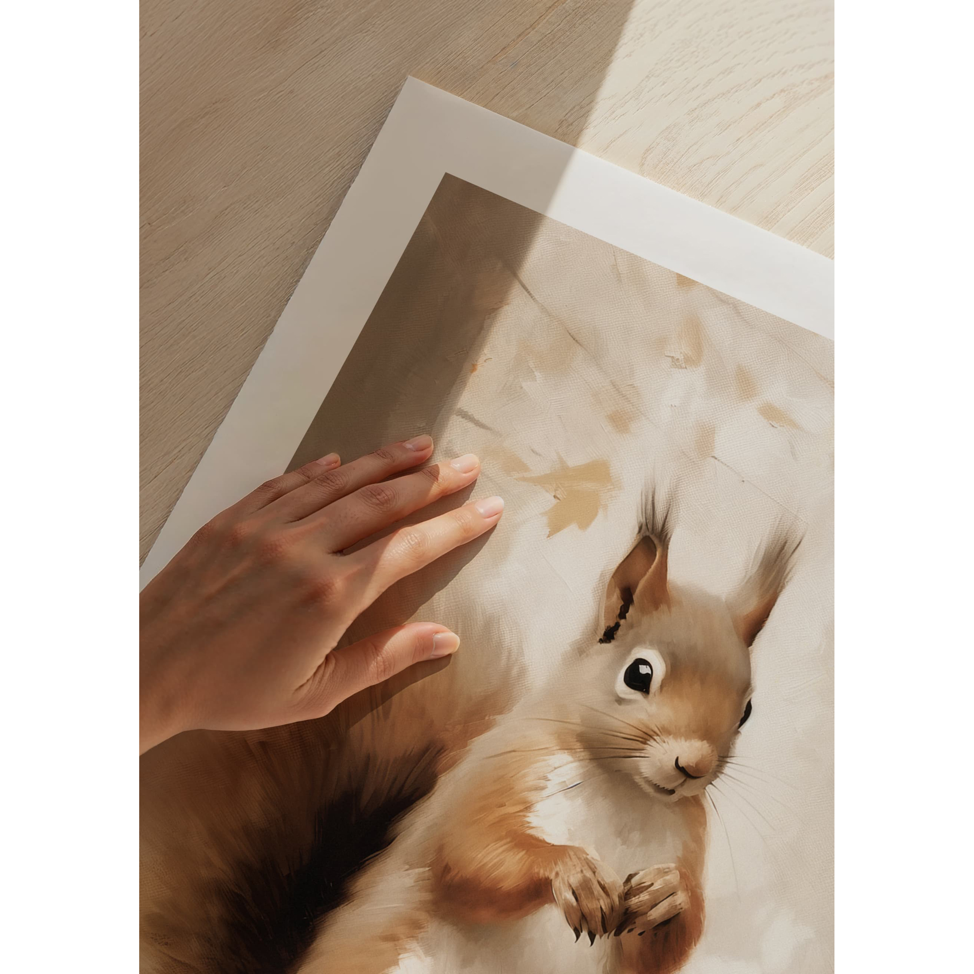 Poster Gallerix Squirrel Watercolor