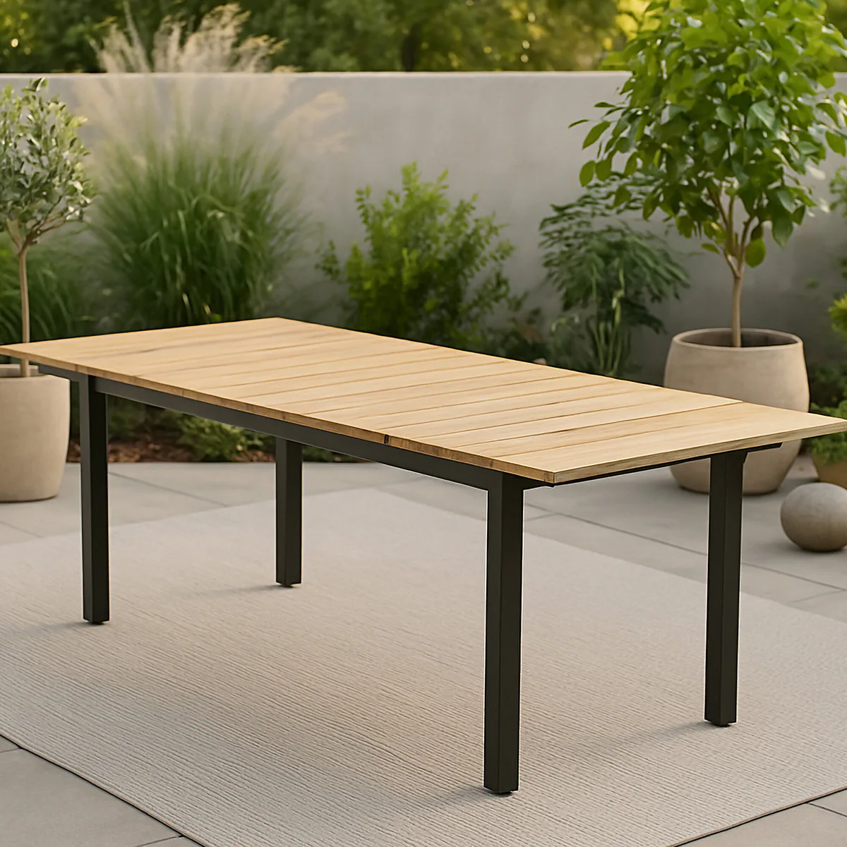 Svart/Teak