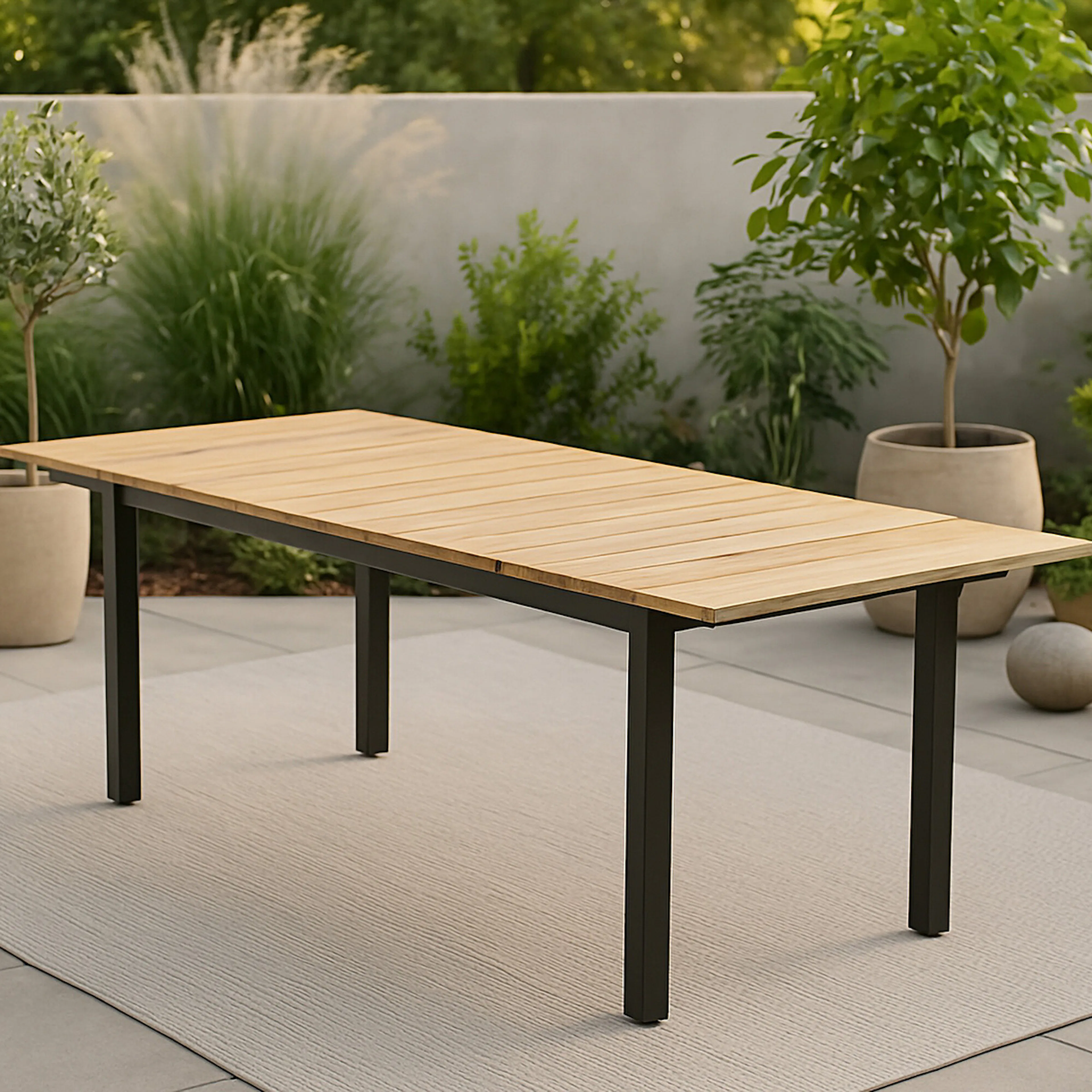 Svart/Teak