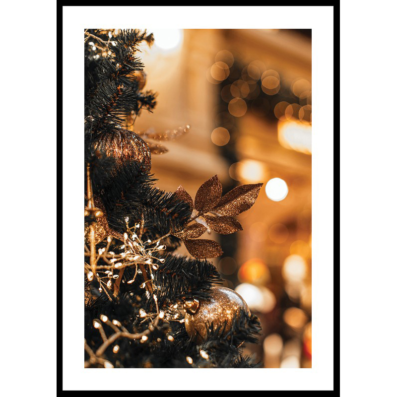 Poster Gallerix Christmas Gold Decorations