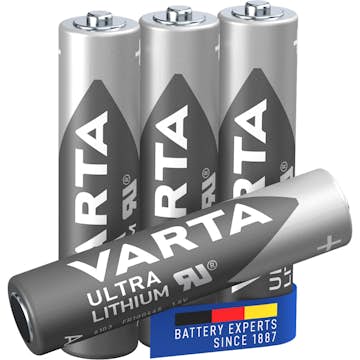 Batteri VARTA Ultra Litium LR03/AAA 4-Pack