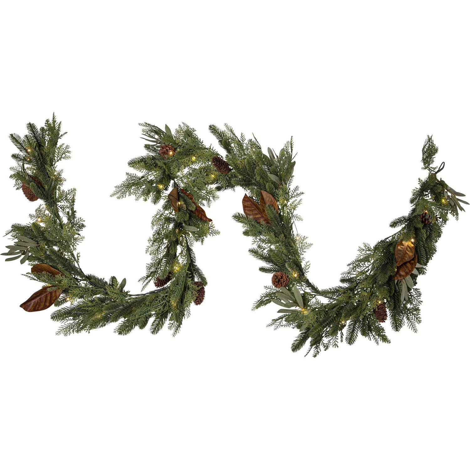 Girland Star Trading Mixi Julpynt Grangirlang 280 cm med LED