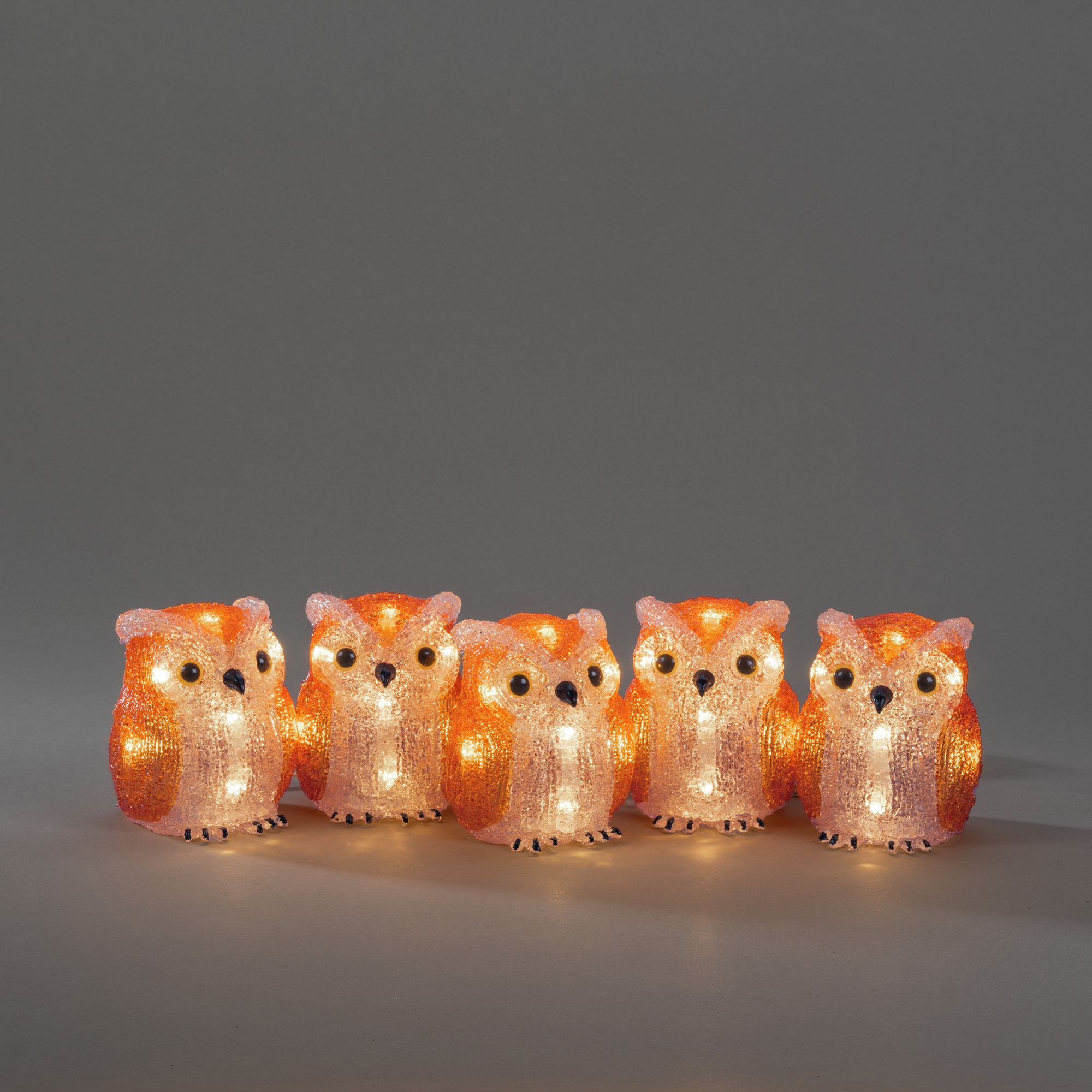 Dekorationsbelysning Gnosjö Konstsmide Ugglor LED