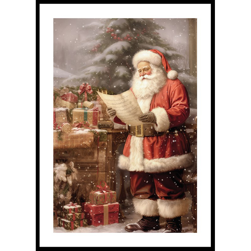 Poster Gallerix Santa Claus Wishlist